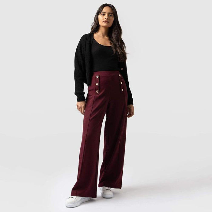 Pantalon à jambes larges