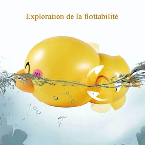 Jouet de bain petit canard jaune