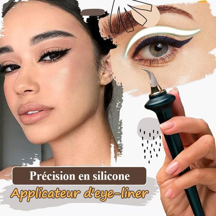 Applicateur d'eye-liner de precision en silicone