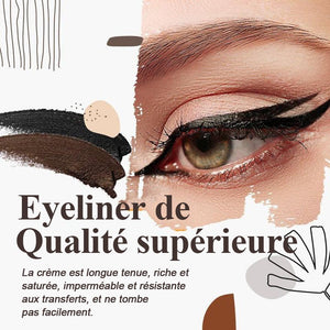 Applicateur d'eye-liner de precision en silicone