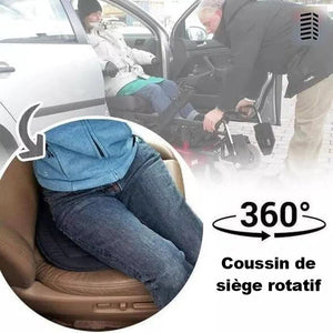 Coussin de siège rotatif à 360°