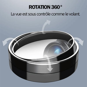 Petit miroir rond tournant à 360 ° pour voiture (2 pièces)