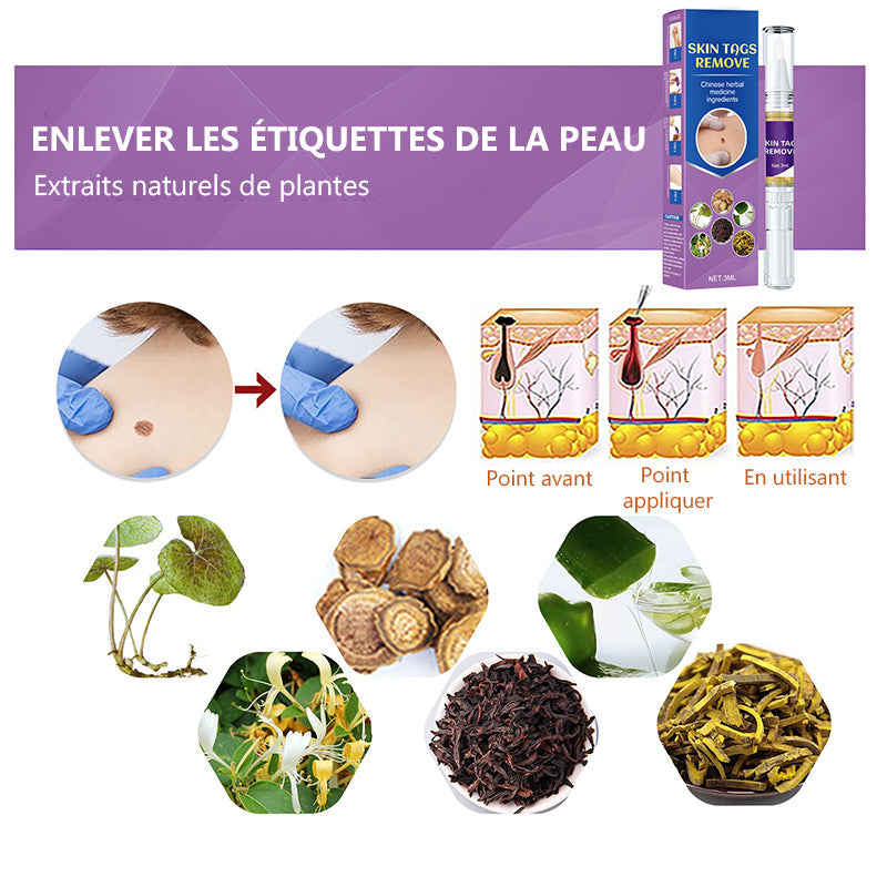 Tagcure Mini Bandes Recharge 20 Pièces - Pour Retirer Étiquettes Peau Sans Appareil