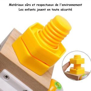 Jouets éducatifs en bois pour enfants Montessori