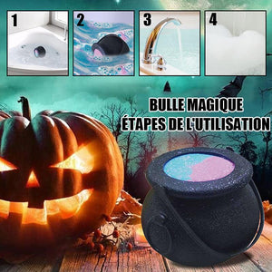 Pot de bulle magique de sorcière d'Halloween Boule de bain