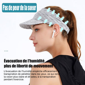 Chapeau de soleil de sport élastique Extérieur