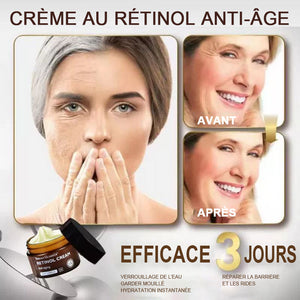 Crème au rétinol pour le visage