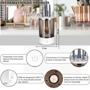 Machine électrique pour pinceaux de maquillage rechargeable