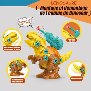 Jouet d'assemblage d'oeufs de dinosaure bricolage