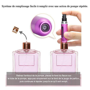 Flacon vaporisateur de parfum brume fine (2 pièces)