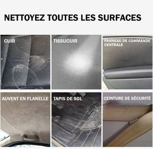 Nettoyant à effet complet pour tapis cuir d'intérieur de voiture