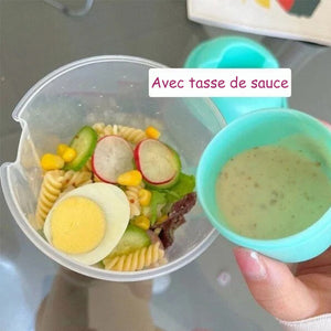 Tasse à salade portable créative