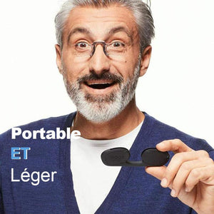 Lunettes de lecture portables avec mini pince-nez