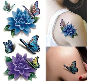 Autocollants de tatouage 3D à la mode 50 PCS