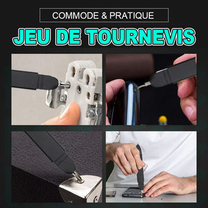 Support de téléphone en forme de stylo avec jeux de tournevis