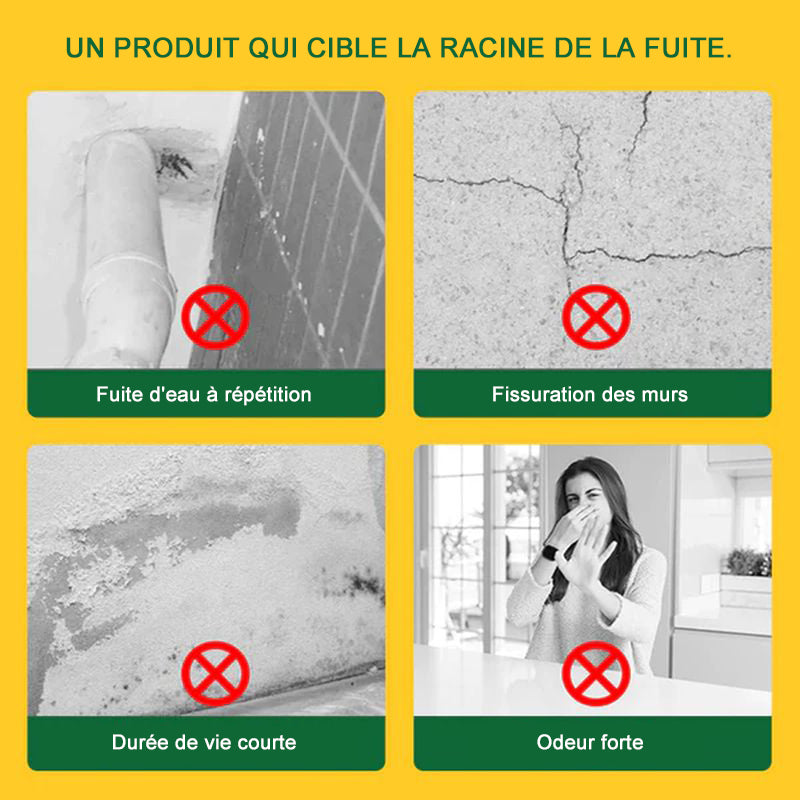 Revêtement imperméable en polyuréthane - Super puissant - Anti-fuite - Pour béton, bois, toit Revêtement imperméable en polyuréthane - Super puissant - Anti-fuite - Pour béton, bois, toit