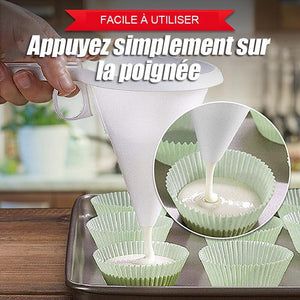 Distributeur portatif de gâteau de tasse 2 pièces ( achetez 1, obtenez-en1 gratuitement)