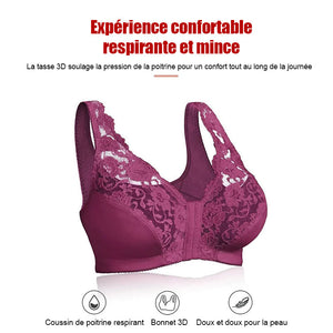 Soutien-gorge de sport avec fermeture frontale