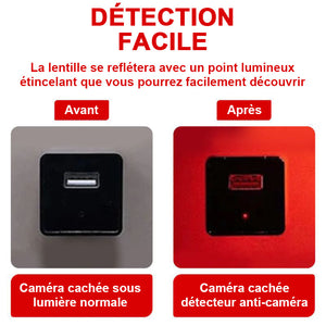 Mini détecteur anti-espion infrarouge