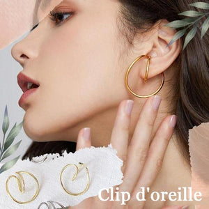 Boucles d'oreilles géométriques minimalistes