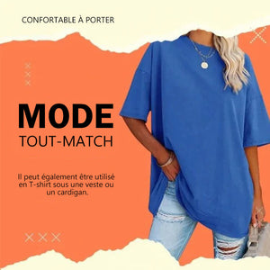 T-shirt ample pour femmes d'été