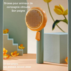 Brosse coulissante de nettoyage pour animaux de compagnie