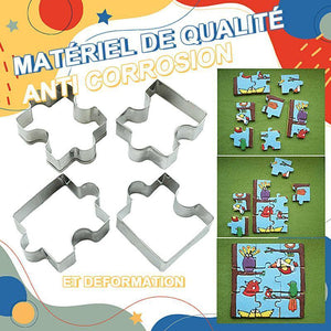 Puzzle biscuit coupé - achetez-en un et obtenez-en deux