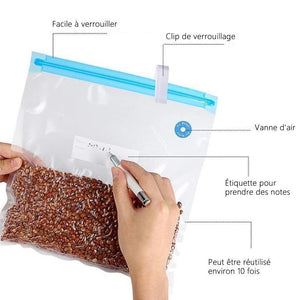 Sac de conservation sous vide Scellable