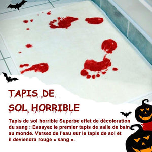 Halloween Tapis de bain sanglant