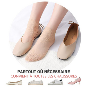 Chaussettes de dentelle à la mode pour femmes (3 paires)