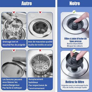 Bouchon de vidange à noyau de rebond amélioré