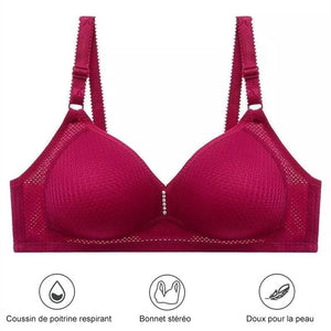 Soutien-gorge sans armature confortable ultra respirant