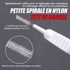 Brosse de nettoyage de trou de crevasse