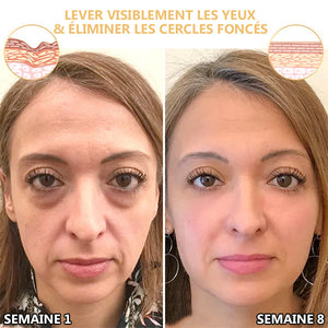 Crème réparatrice pour les yeux à la caféine