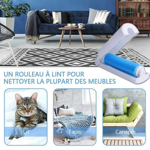 Outil anti-peluches portable et réutilisable (3 pièces)