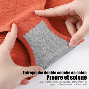 Slip coton antibactérien de taille haute