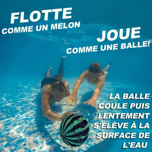 Boule en forme de pastèque pour l'été