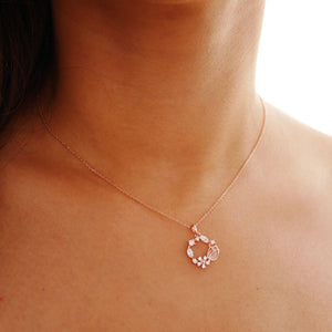 Collier Tulipe Rose