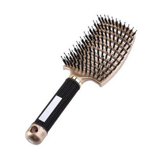 Brosse à cheveux en nylon à poils