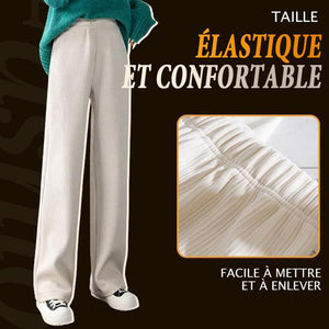 Pantalon décontracté d'hiver épais pour femmes