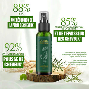 Spray pour la repousse des cheveux Ginseng rouge