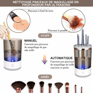 Machine électrique pour pinceaux de maquillage rechargeable