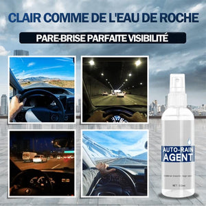 Agent de revêtement imperméable pour verre automobile