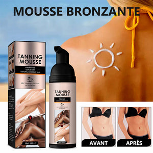 Mousse autobronzante hydratante correctrice de couleur