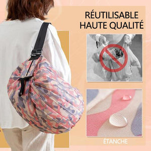 Sac de courses pliable