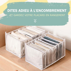 Organisateur pour rangement des vêtements