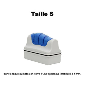 Brosse magnétique double face pour aquarium