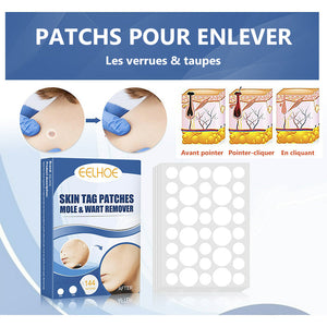 Patchs pour enlever les verrues et les taupes (Achetez 1 en obtenez 1 gratuitement)