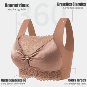 Soutien-gorge en dentelle sans armatures