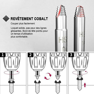 Extracteur de vis à double tête